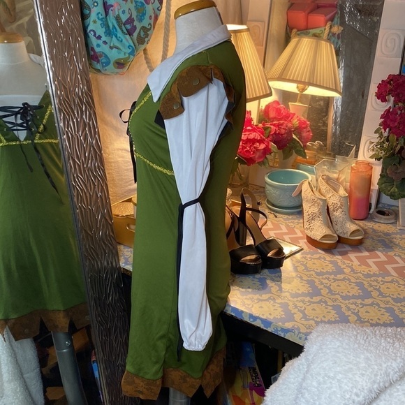 🌷ROBIN Hood Forest Bandit Hunter Friar Maid Marian Halloween Costume🌷2 for 1 - Picture 7 of 16